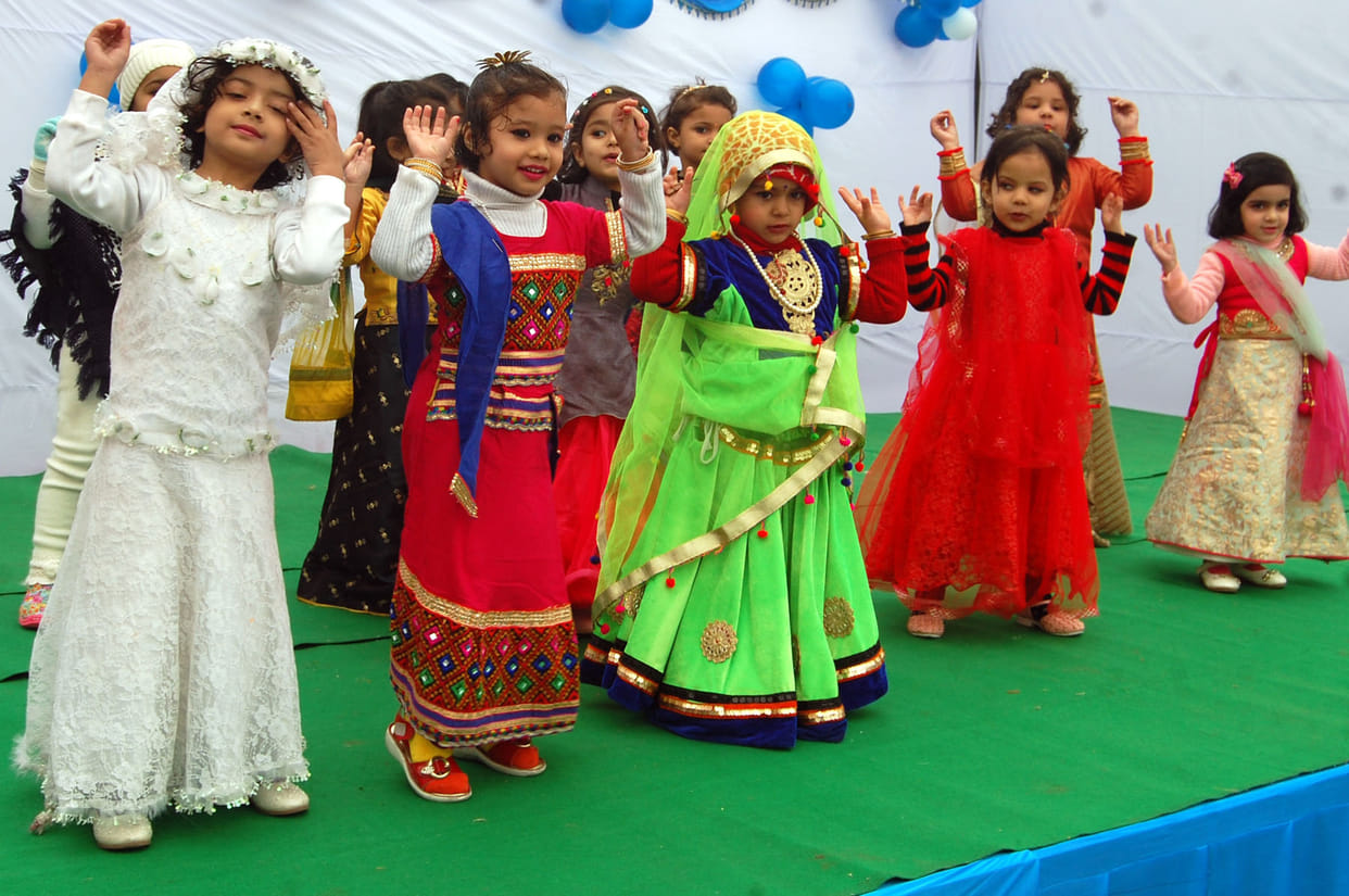 Children rocked the cultural program