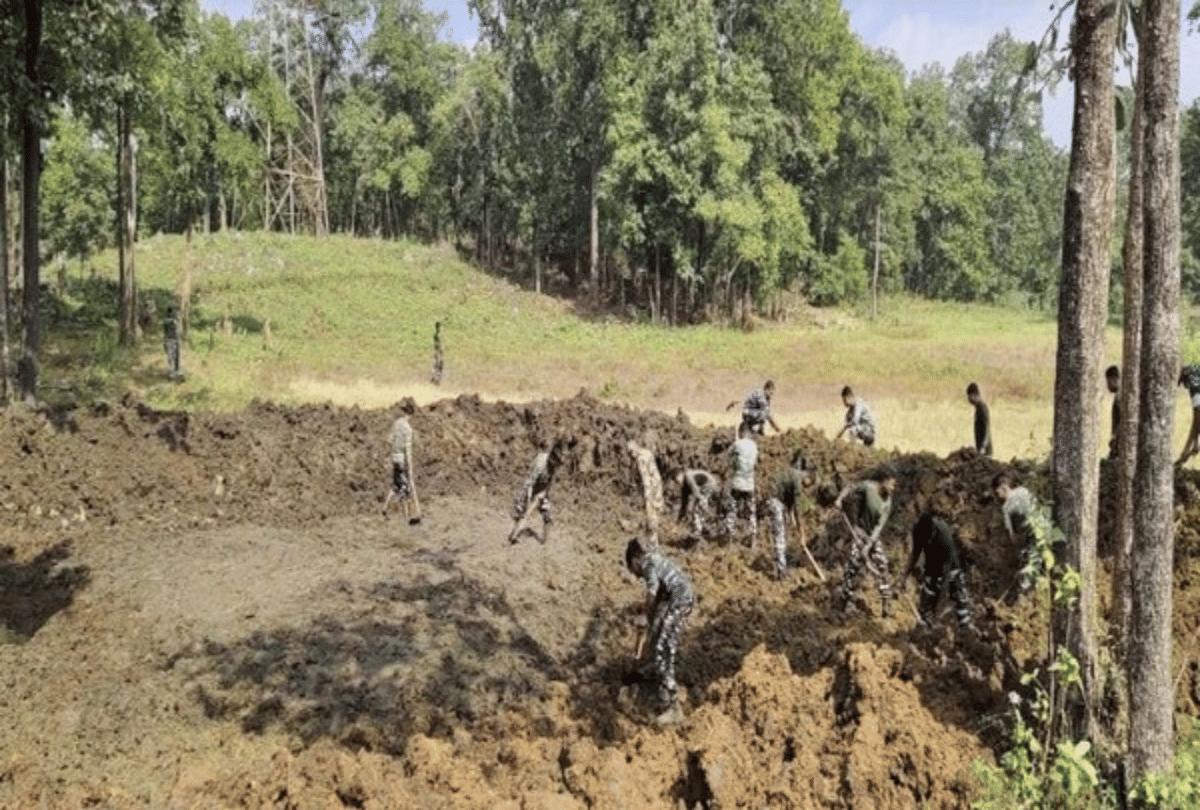 CRPF will save natural water sources, Chhattisgarh construction of artificial ponds
