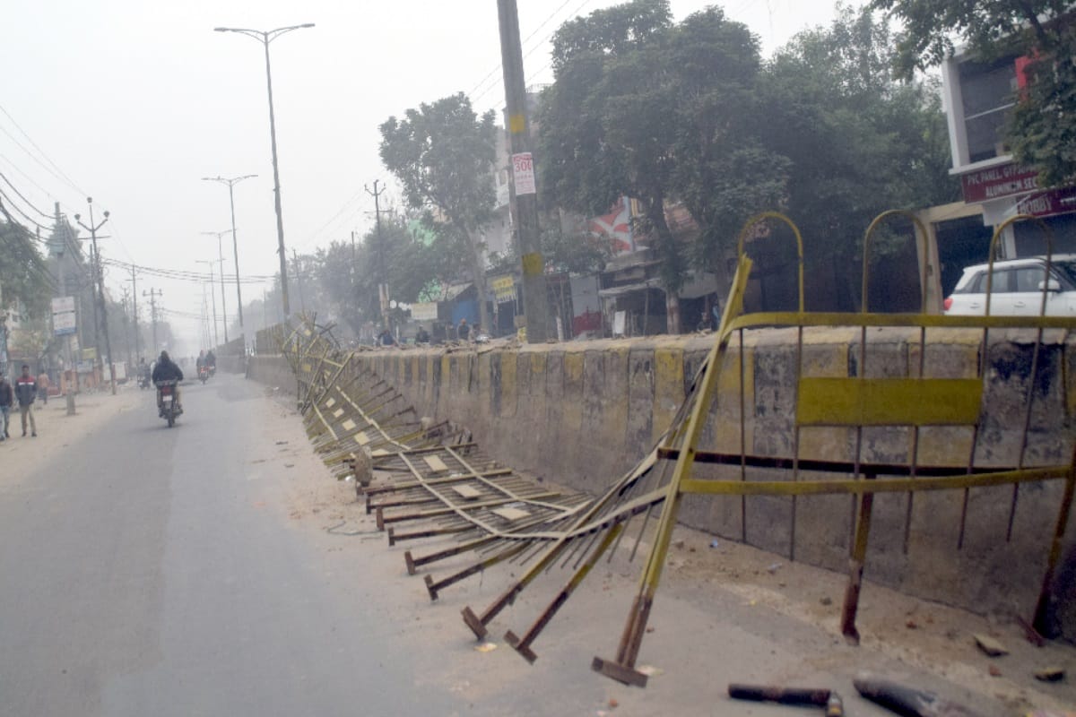 Meerut violence, CAA protest, Municipal corporation sues miscreants for breaking the dividers