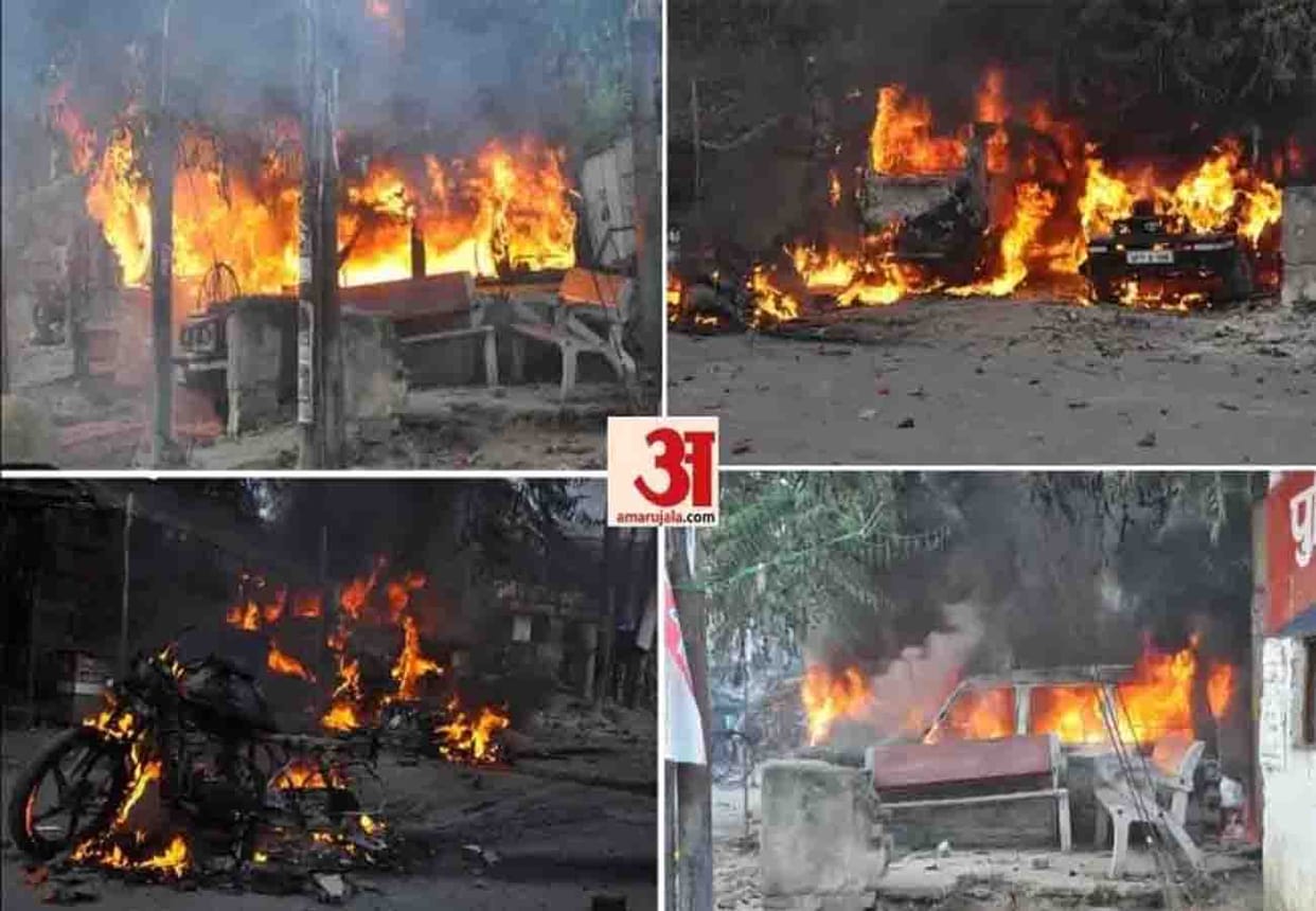 CAA Protest: Police-miscreants direct confrontation, arson and firing