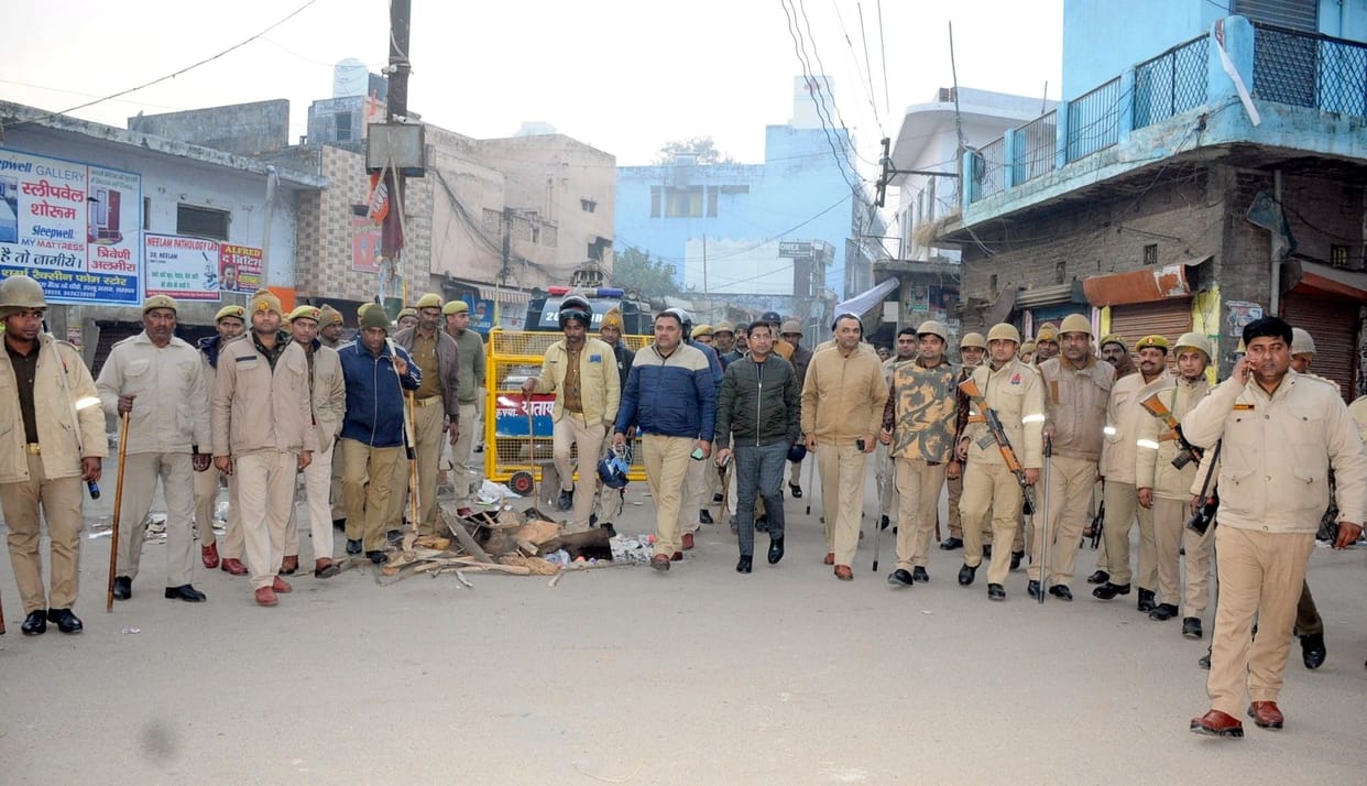 42 jailed in sambhal matter