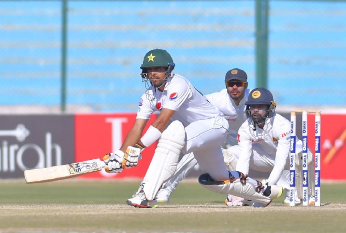 PAK vs SL: Due to rain, only 10 overs were done on the second day, Pakistan has a 12-run lead against Sri Lank