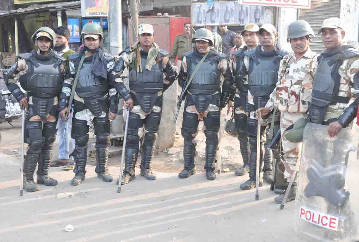 caa protest: After the violence, the force came from the districts