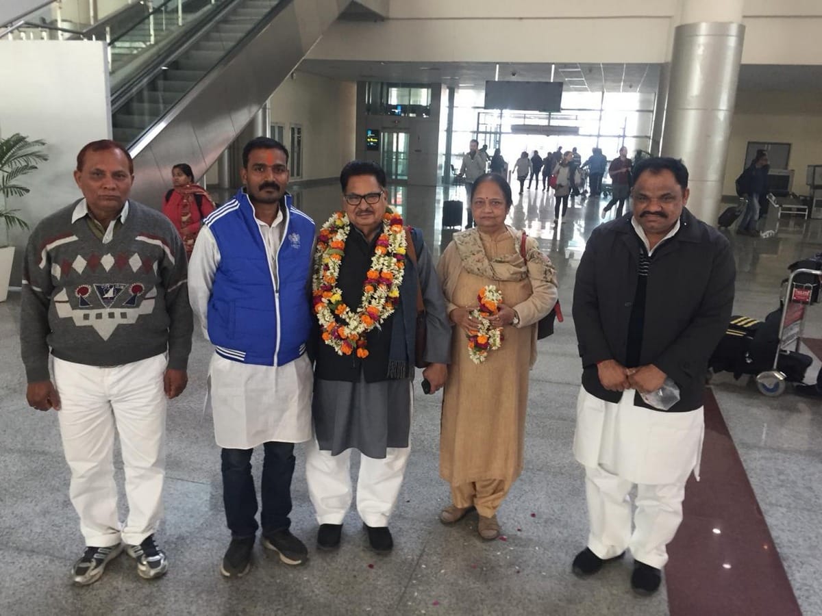 Rajyasabha mp congress leader PL punia on caa nrc in airport varanasi