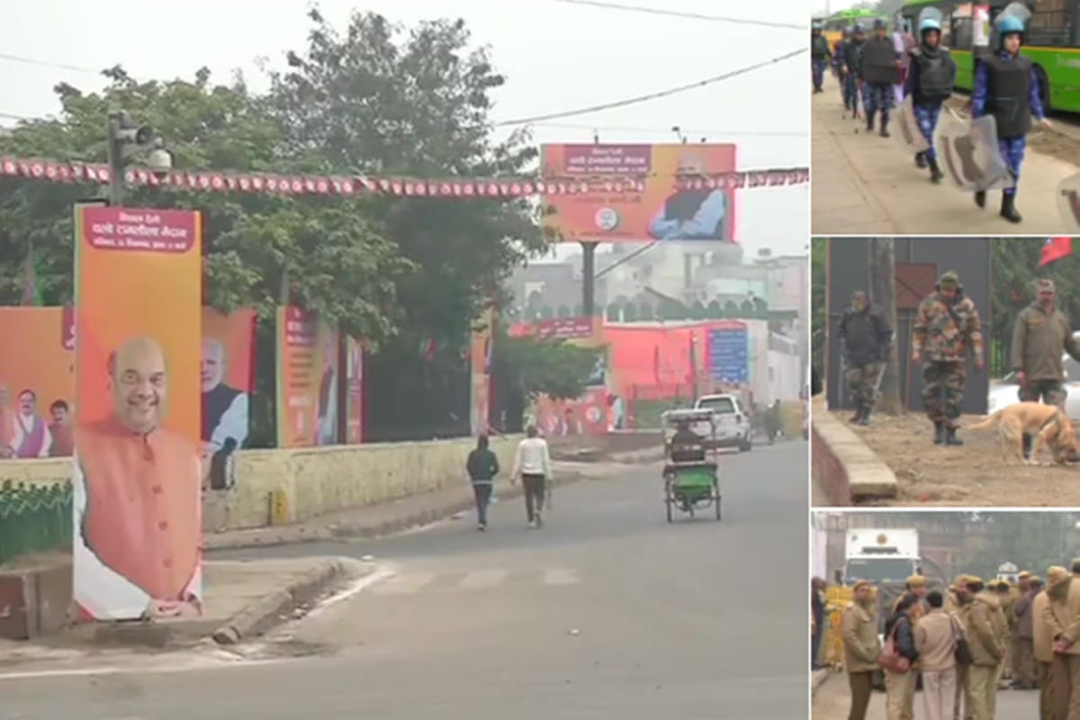 PM Modi to address rally in ramlila maidan, 5000 sniper, security officers are deployed around venue