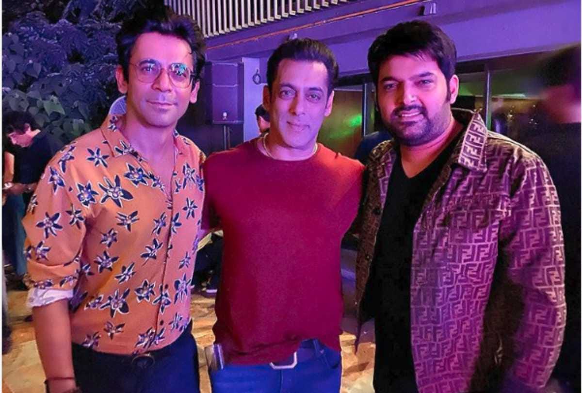 kapil sharma and sunil grover in one frame with salman khan