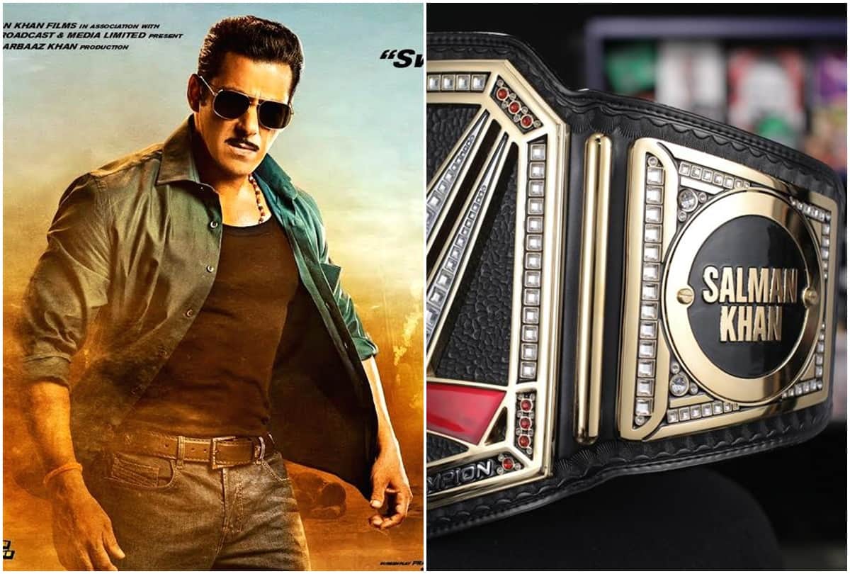 Salman Khan Honoured With WWE India Championship Special Customised Belt on Release of Dabangg 3