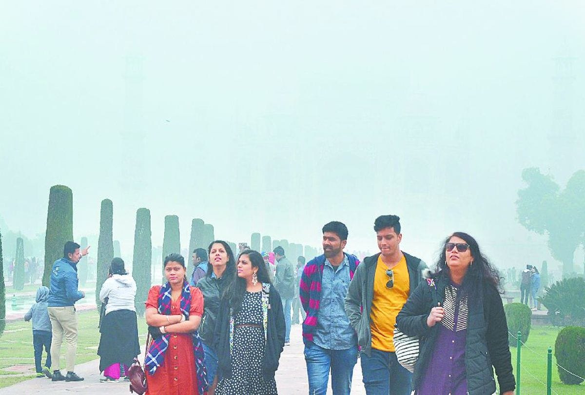 Fog Weather in Agra Visibility Remained zero