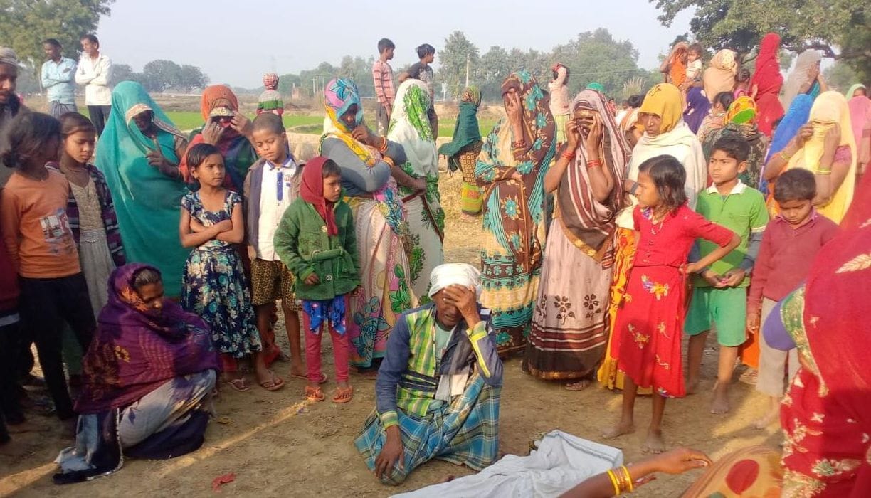 Uncontrolled tractor trampled the child