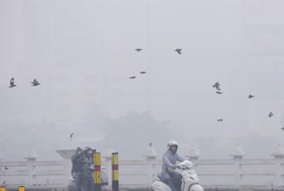 air of lucknow is more polluted, AQI reached 349
