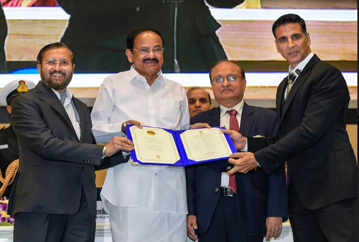 66th National Film Awards Amitabh Bachchan Vicky Kaushal Akshay Kumar