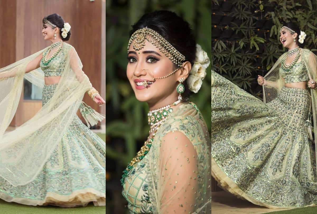 5 beautiful wedding outfit from naira aka shivangi joshi