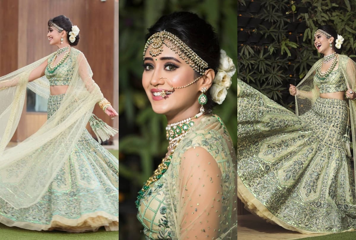 5 beautiful wedding outfit from naira aka shivangi joshi