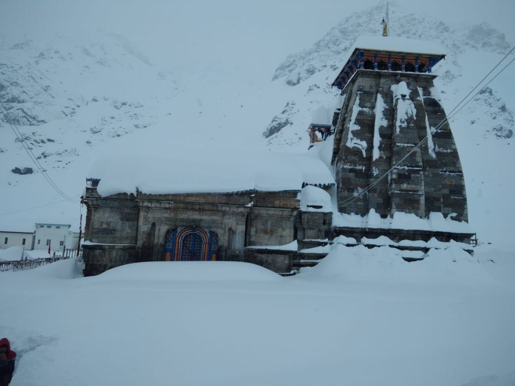 Temperature in Kedarnath reach minus 13