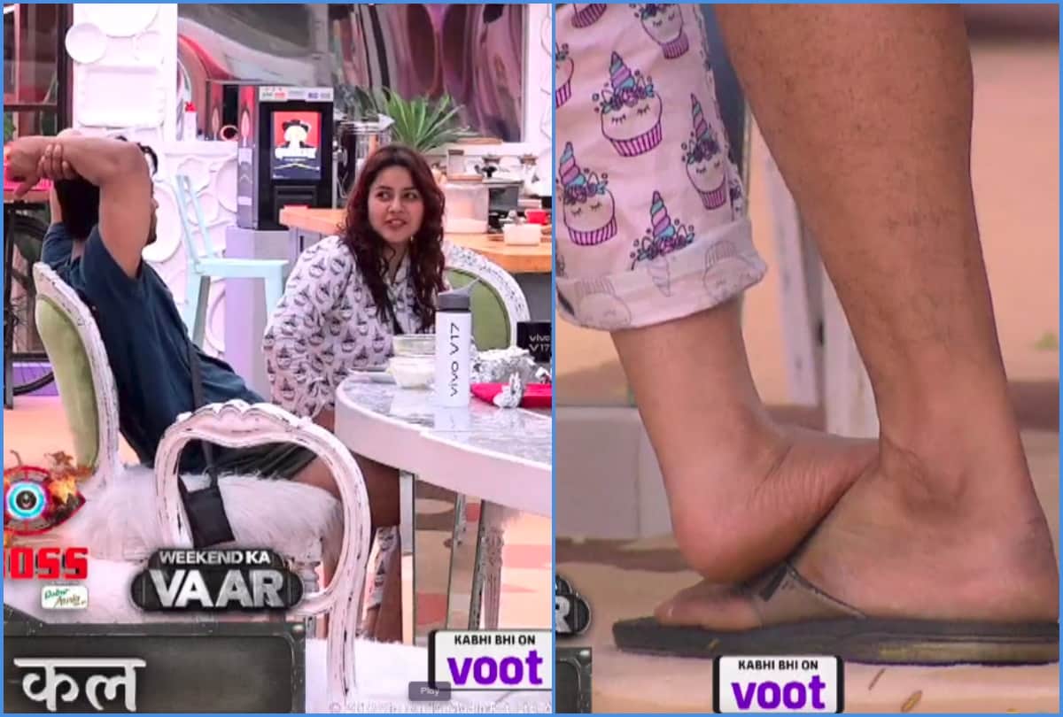 bigg boss 13 watch video sidharth shukla kisses to shehnaaz gill