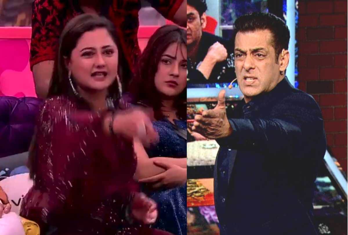 bigg boss 13 rashami desai remove her shoes to beat siddharth shukla salman khan khan shocked