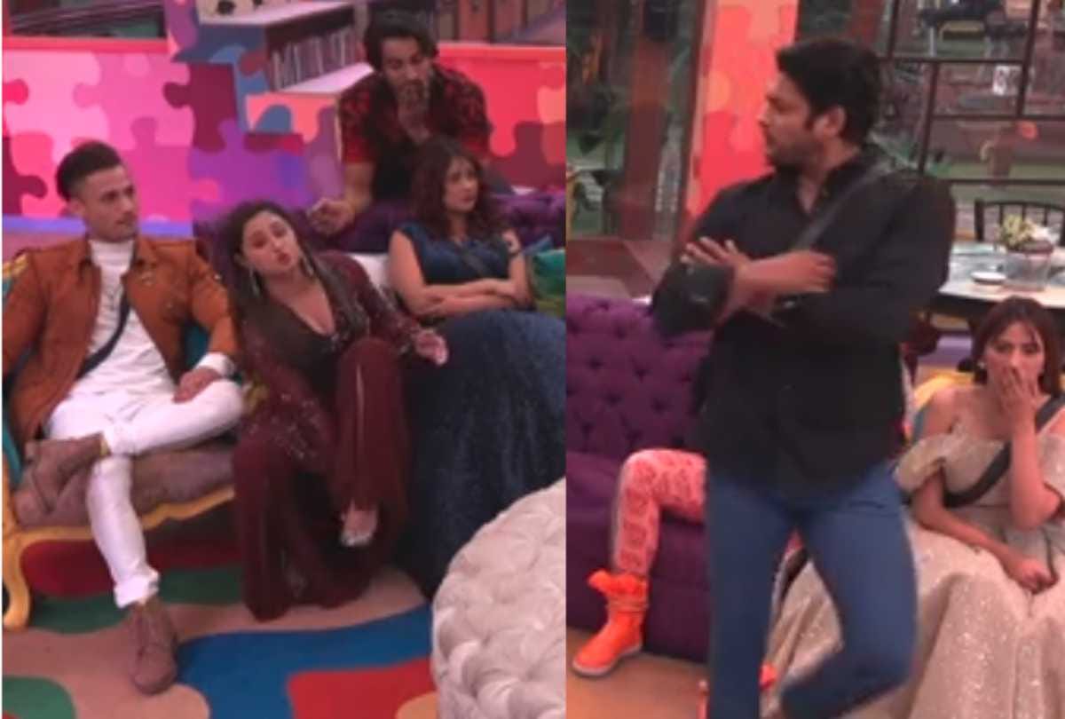 bigg boss 13 rashami desai remove her shoes to beat siddharth shukla salman khan khan shocked