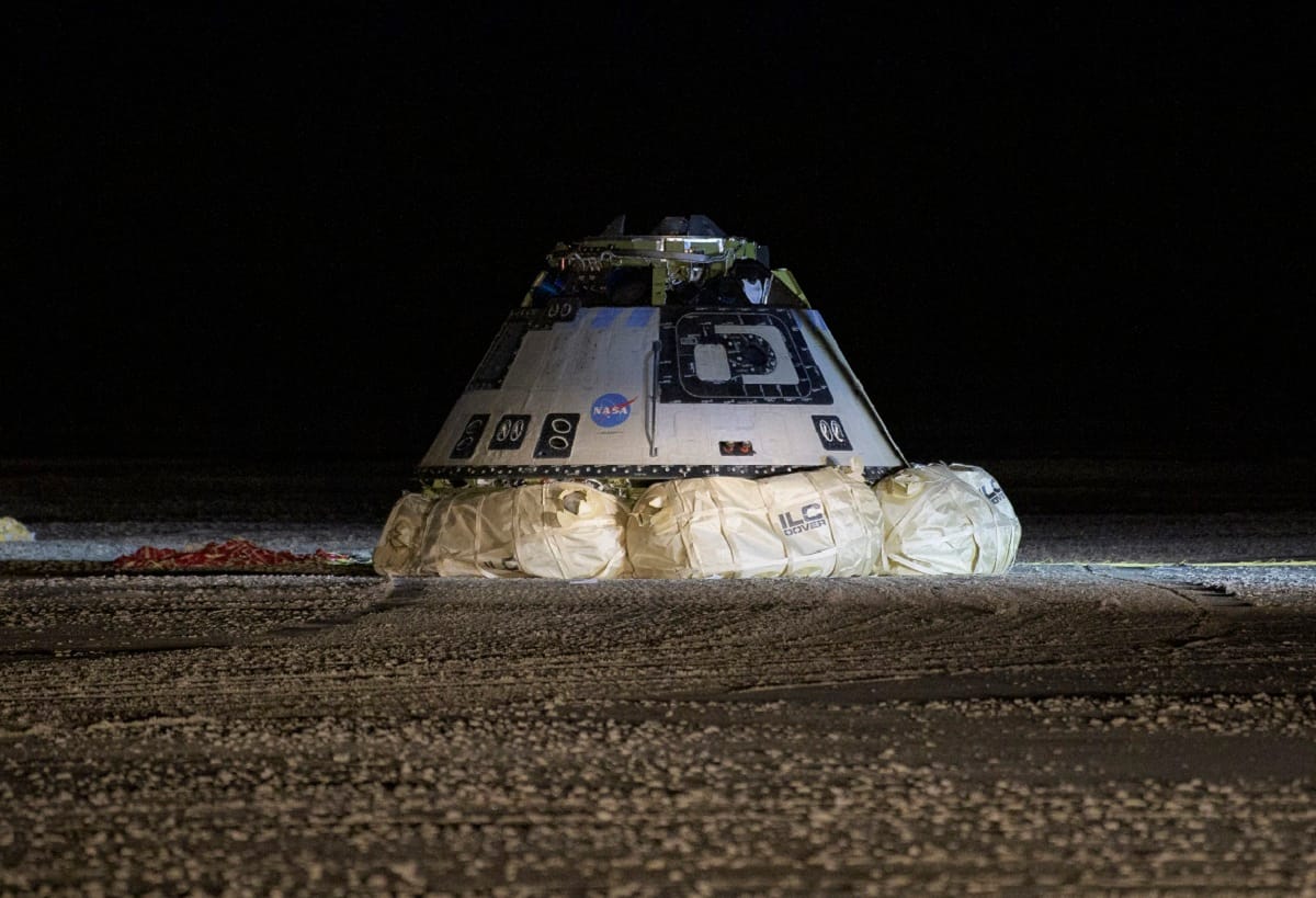 Boeing Starliner returned to Earth after the mission failed