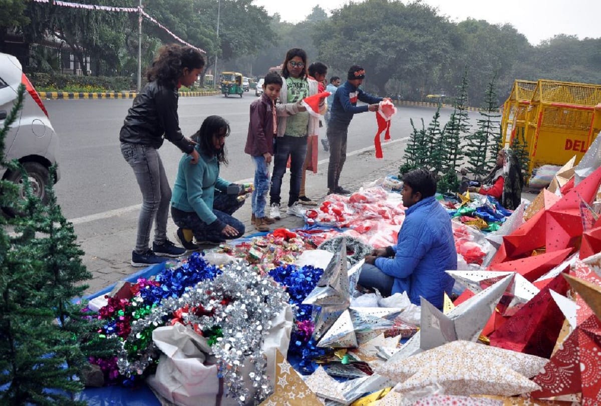 Christmas 2019 preparations market malls and churches decorated with trees and lighting