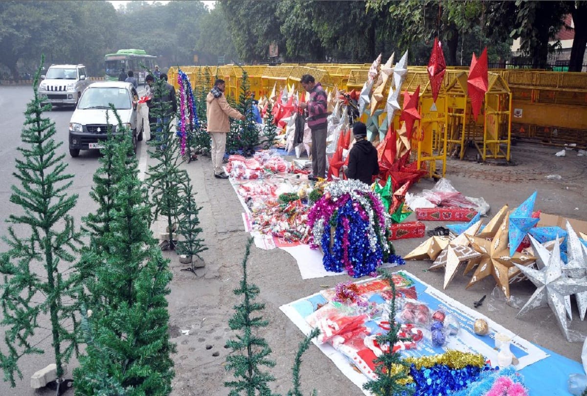 Christmas 2019 preparations market malls and churches decorated with trees and lighting