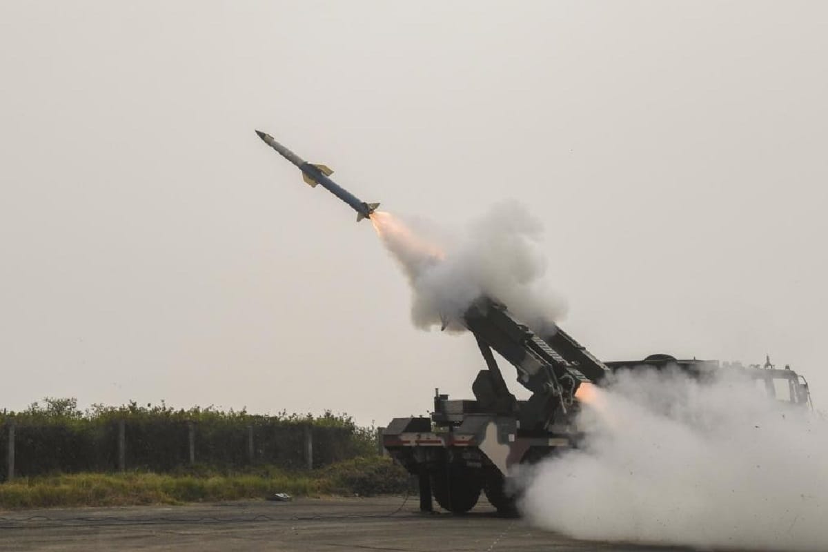 DRDO successfully test fired the extended-range version of indigenously developed Pinaka rocket