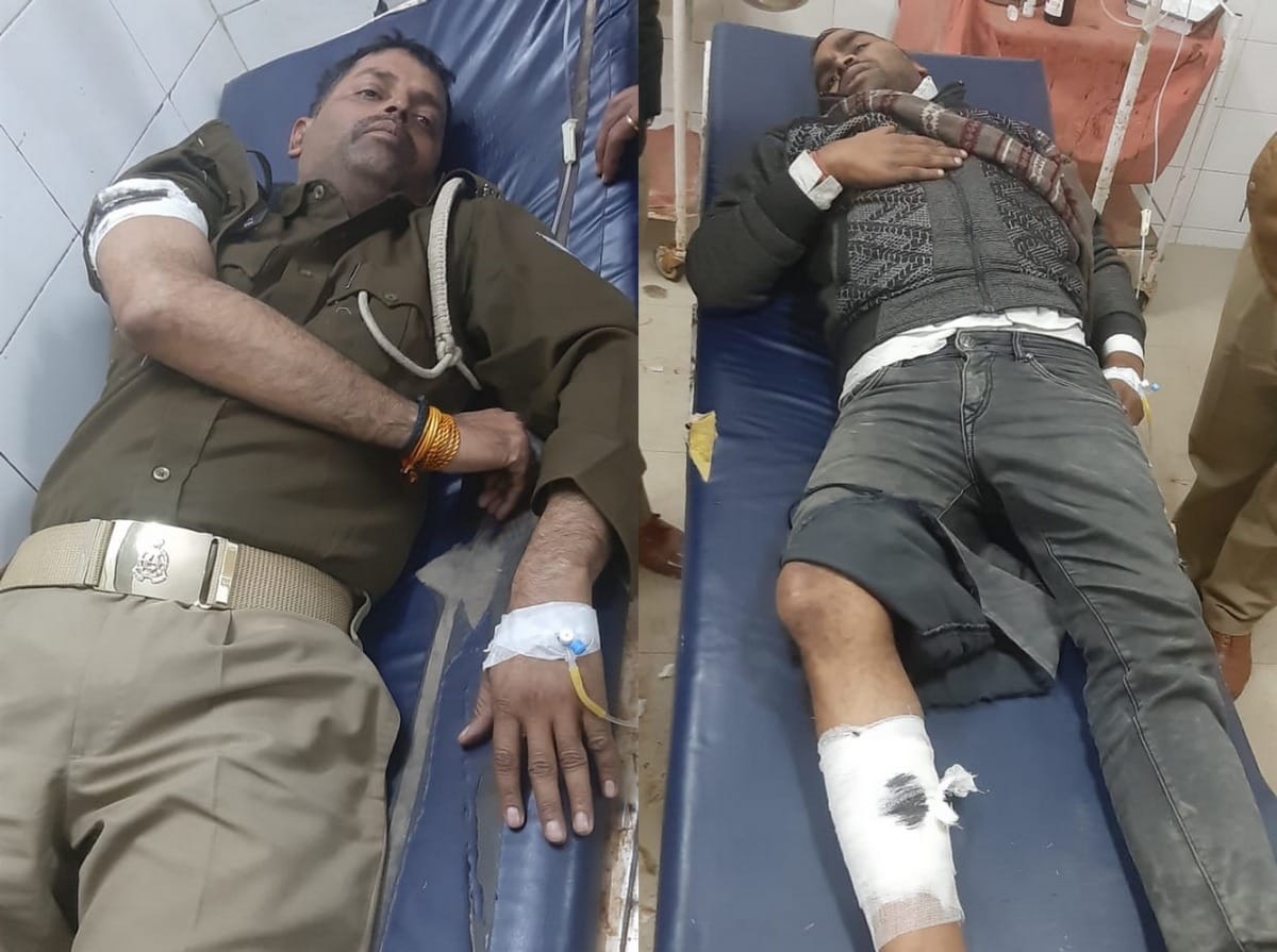 Police arrested one punks in encounter saraikhwaja jaunpur