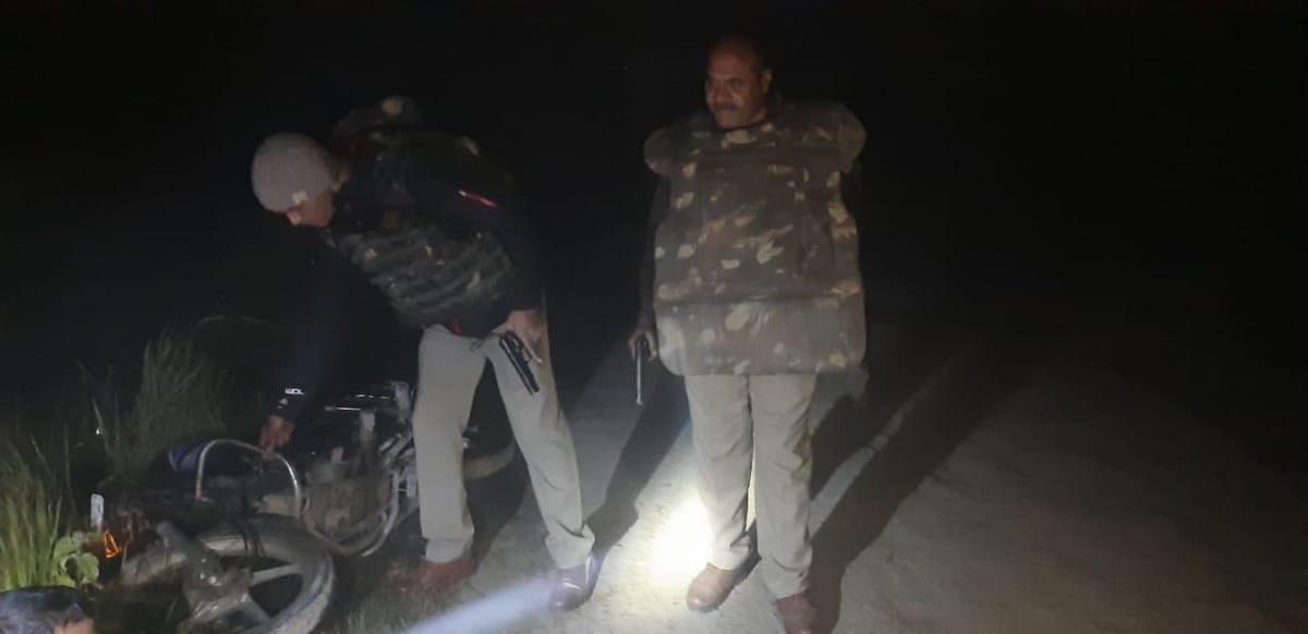 Police arrested one punks in encounter saraikhwaja jaunpur
