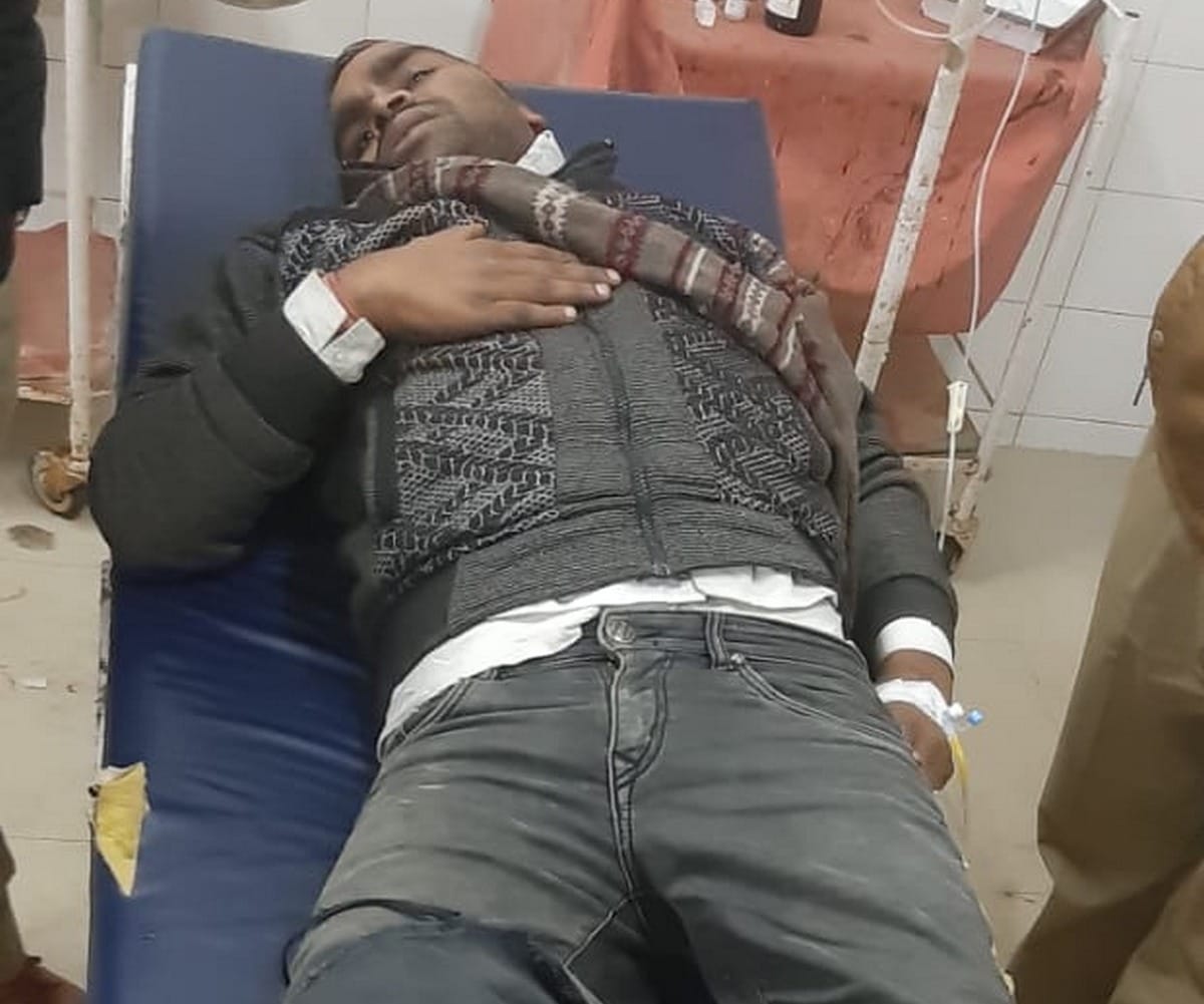 Police arrested one punks in encounter saraikhwaja jaunpur