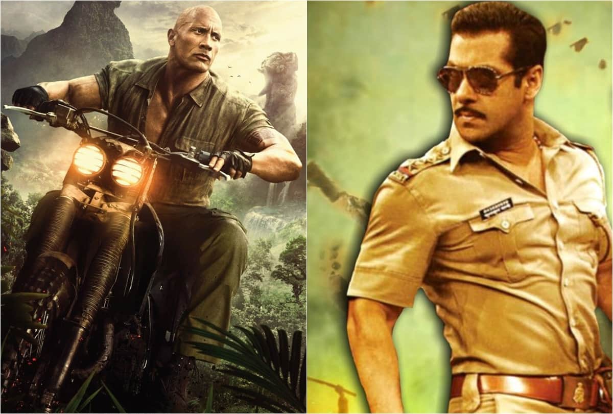 Dwayne Johnson Jumanji The Next Level and Salman Khan Dabangg 3 Box Office Collection