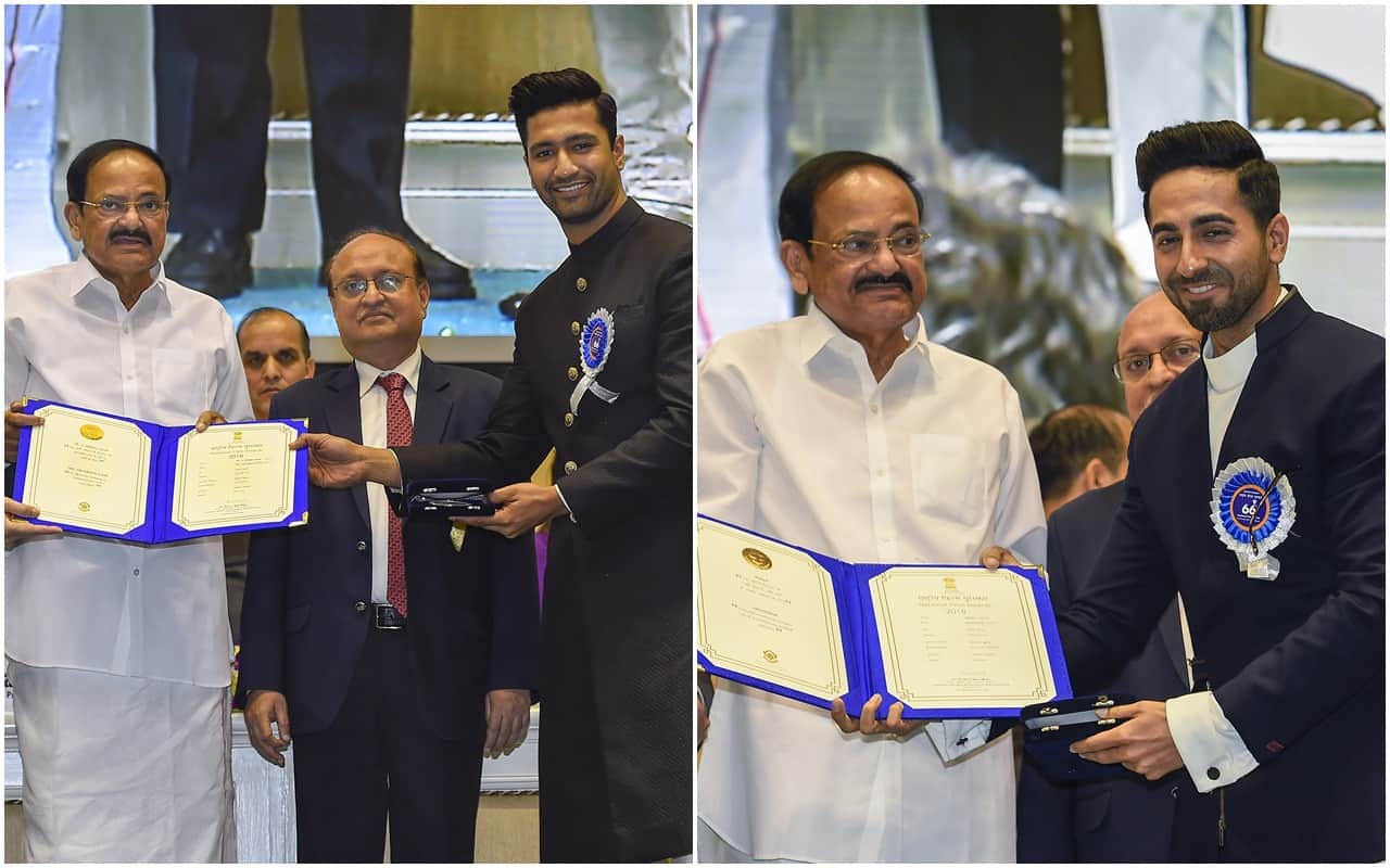 66th National Film Awards Amitabh Bachchan Vicky Kaushal Akshay Kumar