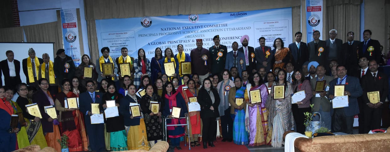 Teachers honored in the conference
