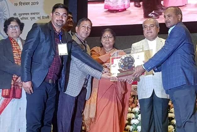 Vishal Mittal conferred with excellent MNREGA National Award