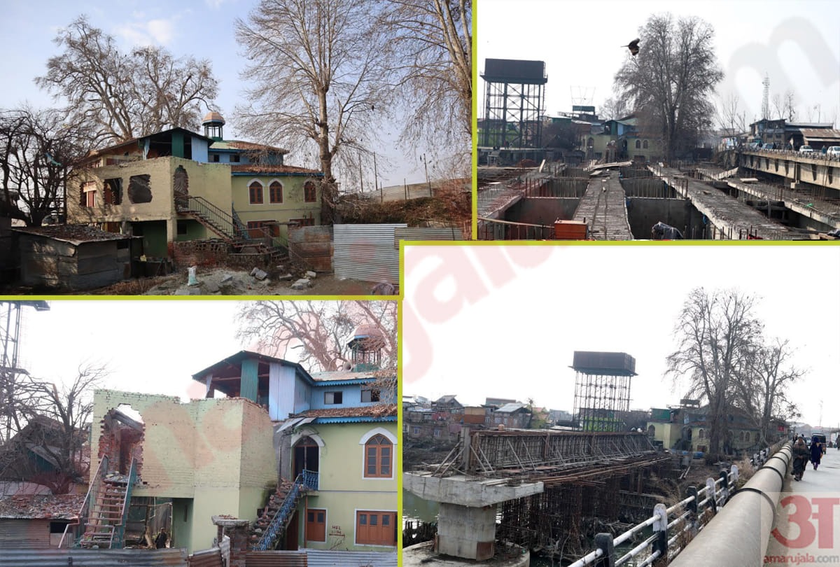 40-Year-Old Mosque To Be Removed For Bridge Over Jhelum River Srinagar Kashmir