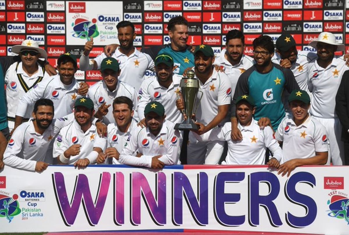 PAKvSL: Pakistan wins first series win at home for since 2006, beat Sri Lanka by 263 runs