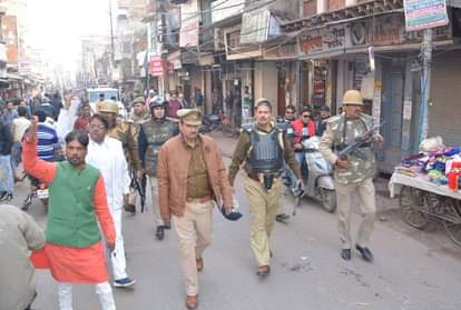 markets open in firozabad after violence over caa protests