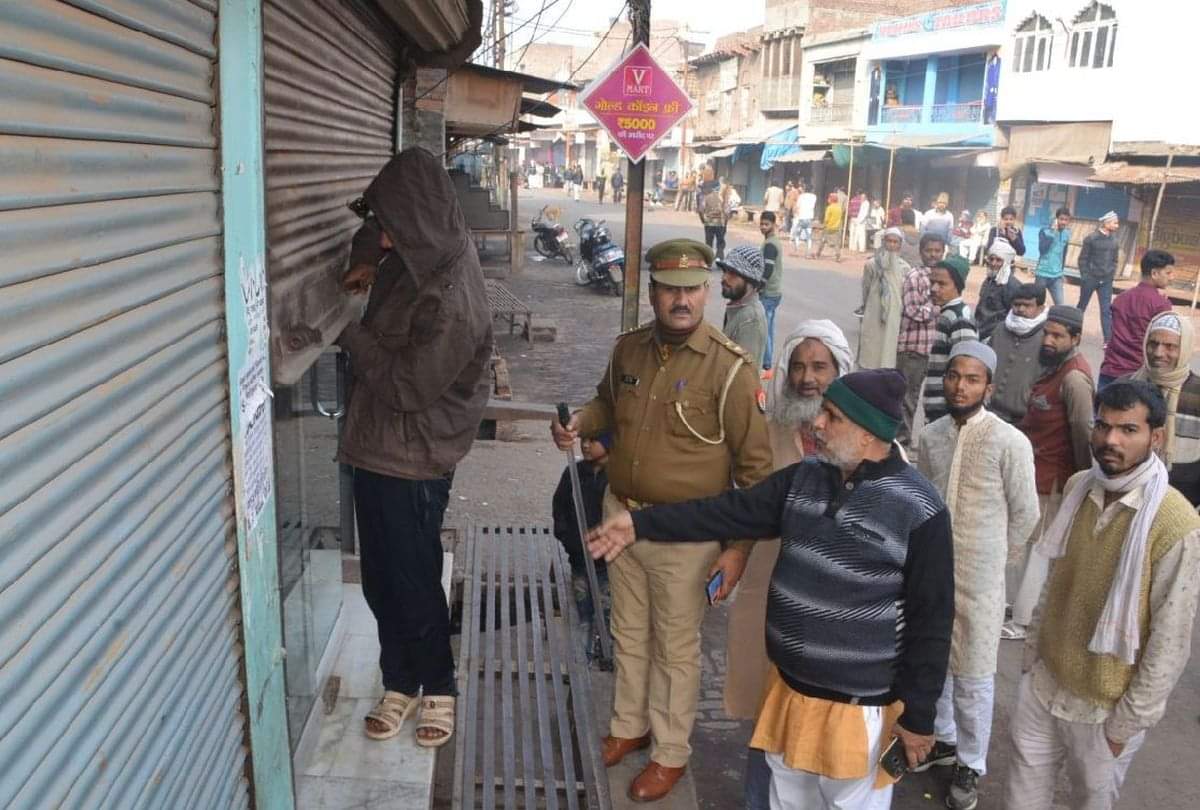 markets open in firozabad after violence over caa protests