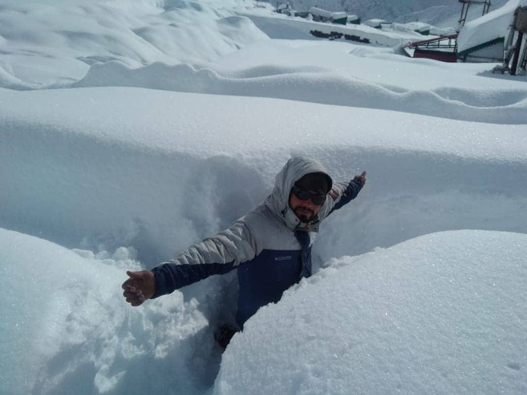 snow in Kedarnath temperature reached minus 13 exclusive photos