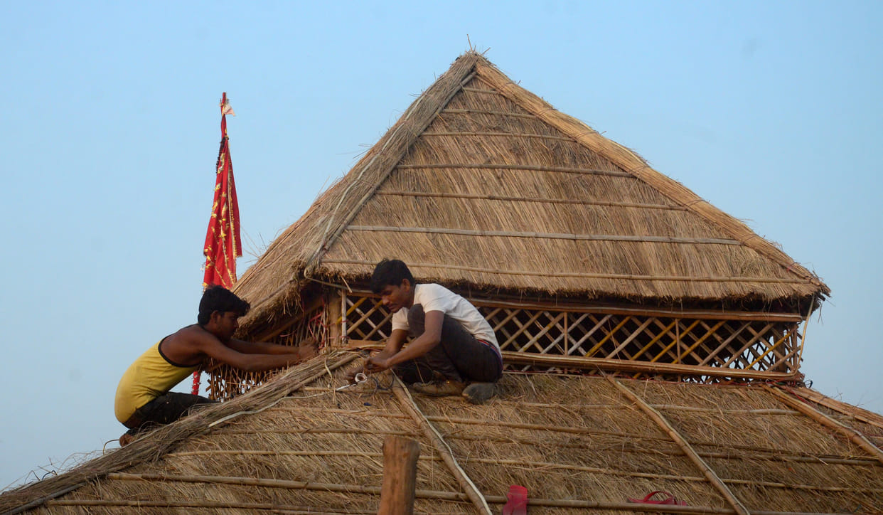 A total of 33 parking places will be built in Magh Mela