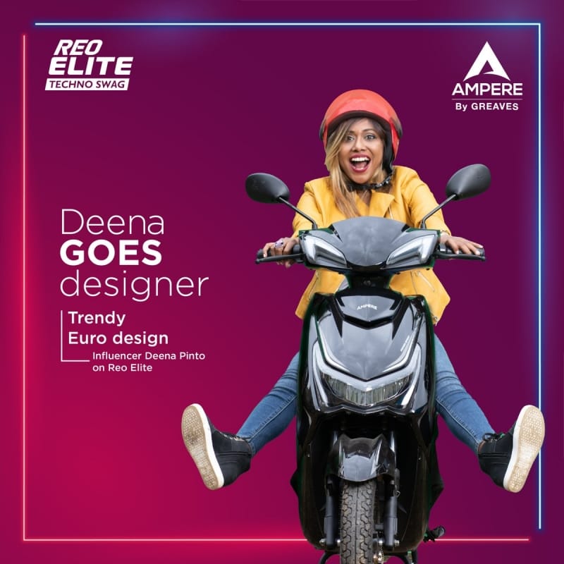 reo elite electric scooter ampere reo elite booking electric scooters available in india