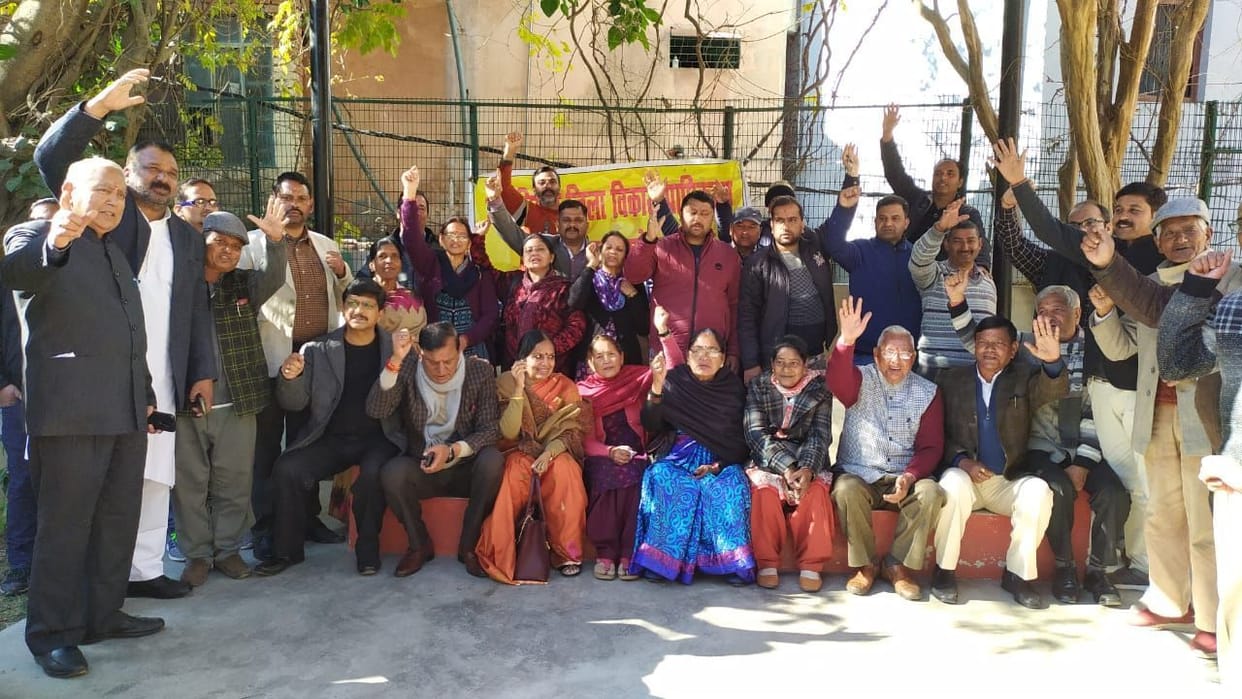 Staged protest against DDA