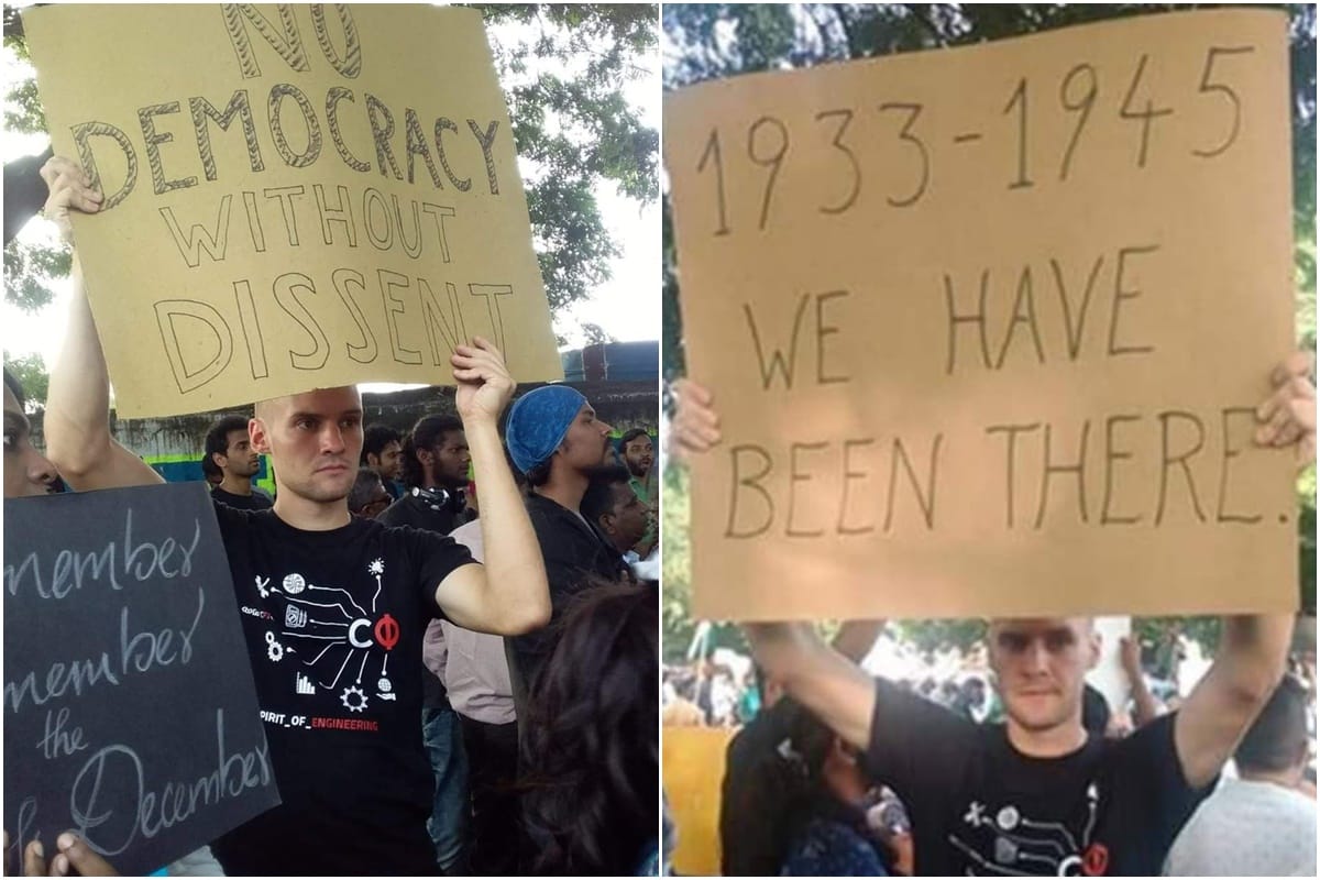 German student of iit facing expulsion as he participated in CAA protest, asked to leave country