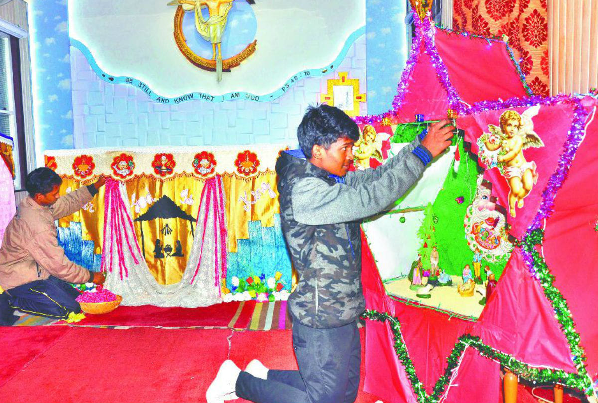 Christmas St. Mary's Church the second church in country dedicated to   Mother Mary