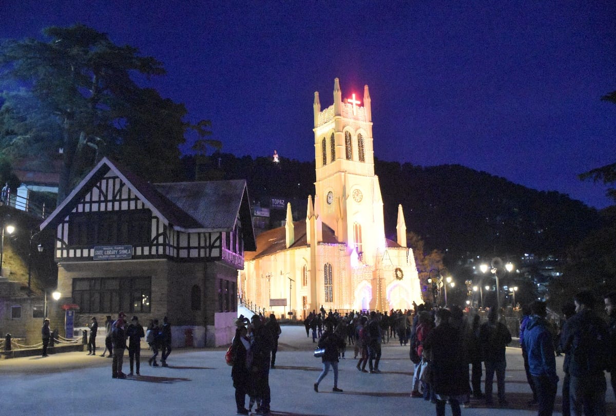 hill queen shimla ready for christmas and new year celebration