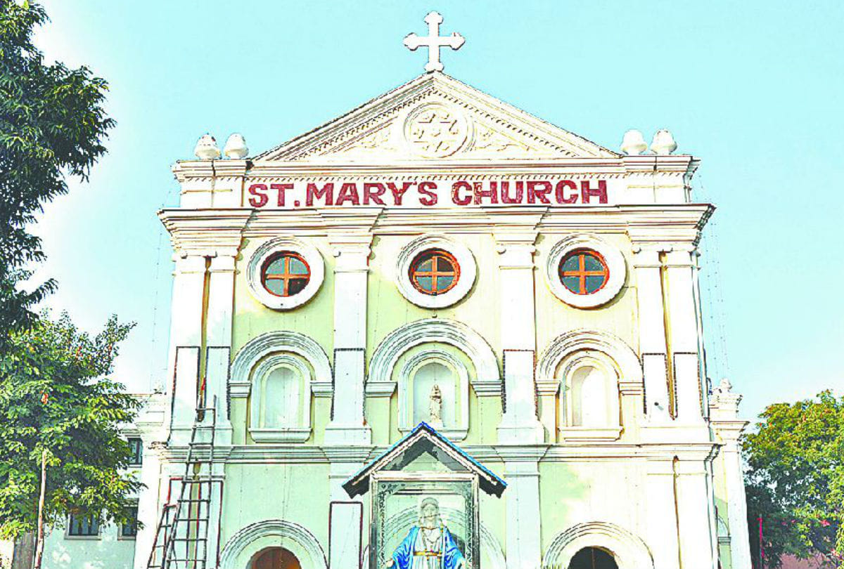 Christmas St. Mary's Church the second church in country dedicated to   Mother Mary