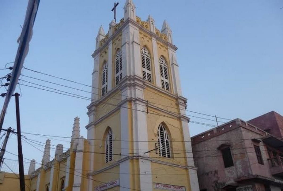 St Thomas church  disciple of Lord Jesus worshiped special for varanasi 