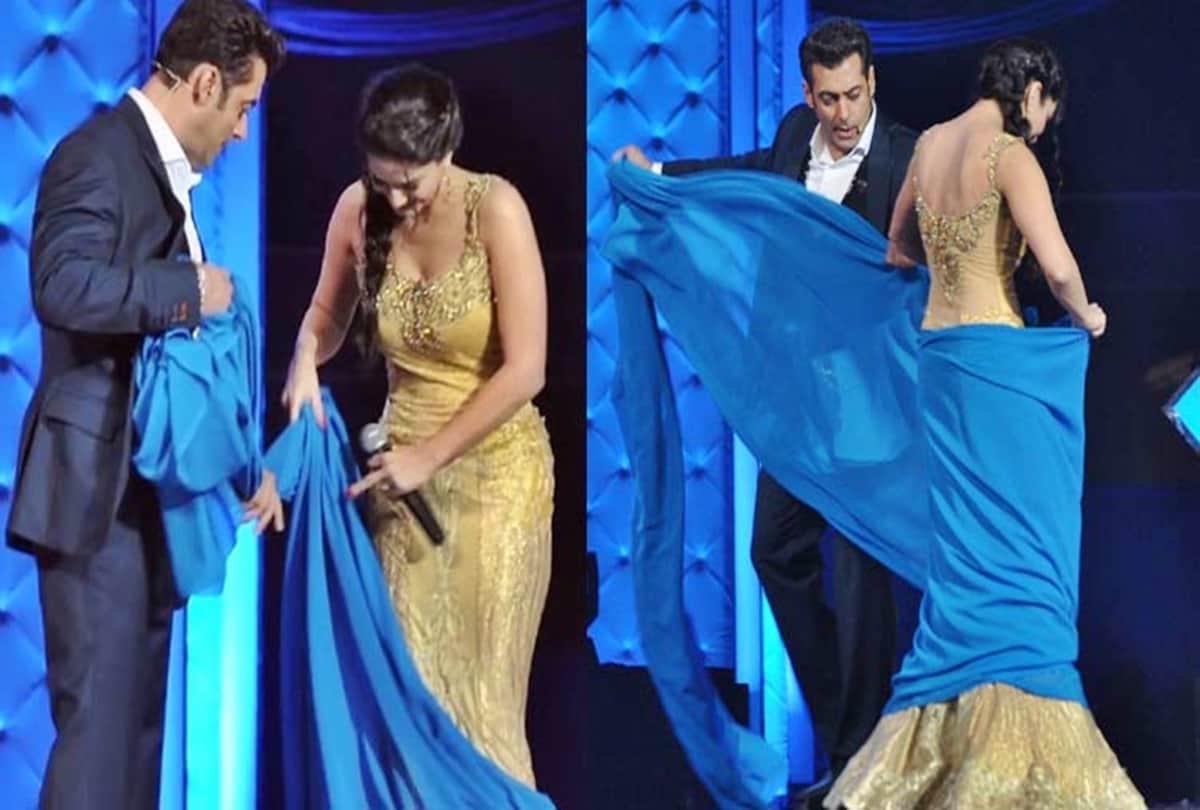 Throwback When Dabangg 3 Actor and Bigg Boss 13 Host Salman Khan gave Saree Lessons To Sunny Leone