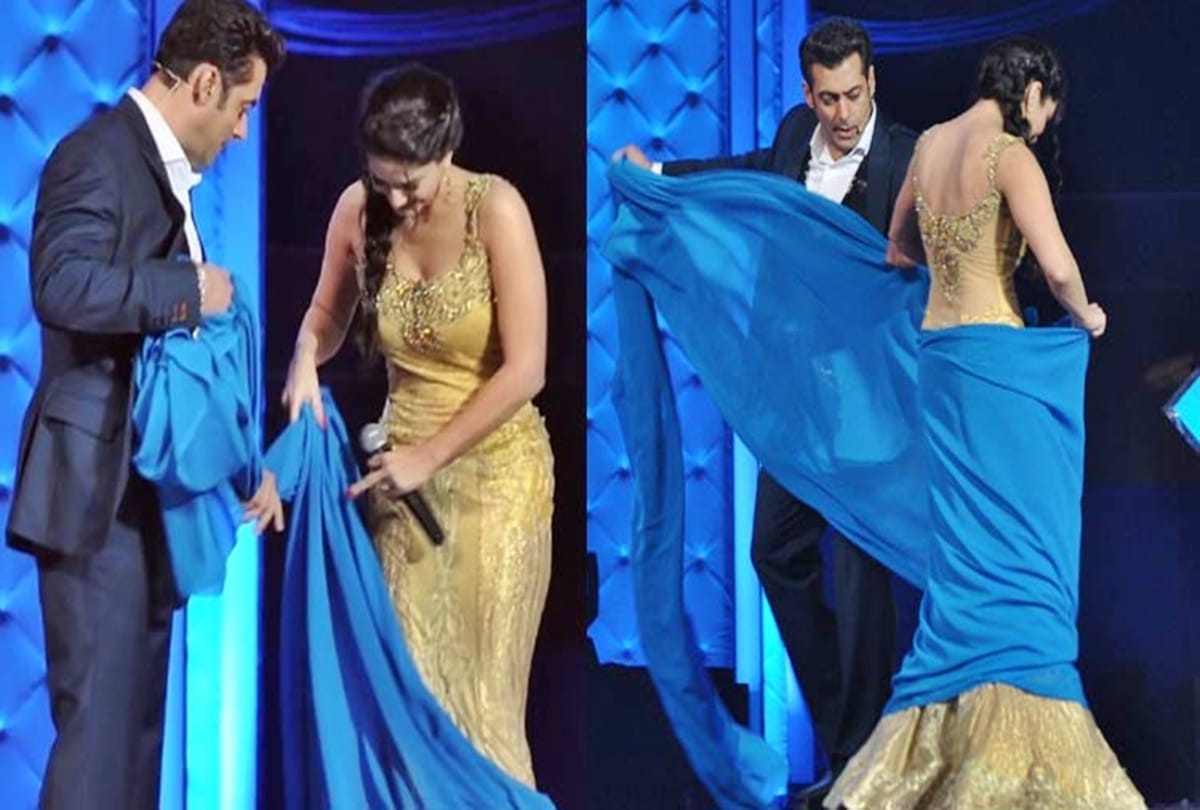Throwback When Dabangg 3 Actor and Bigg Boss 13 Host Salman Khan gave Saree Lessons To Sunny Leone