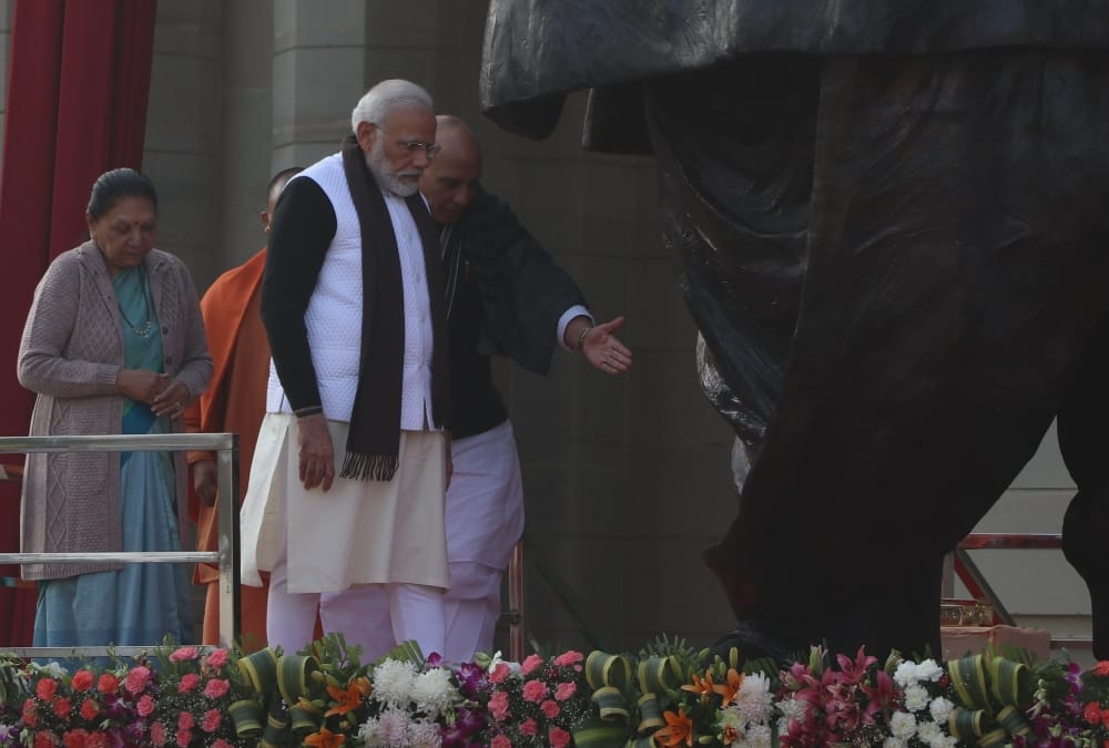 PM modi gives signals for his next agendas.