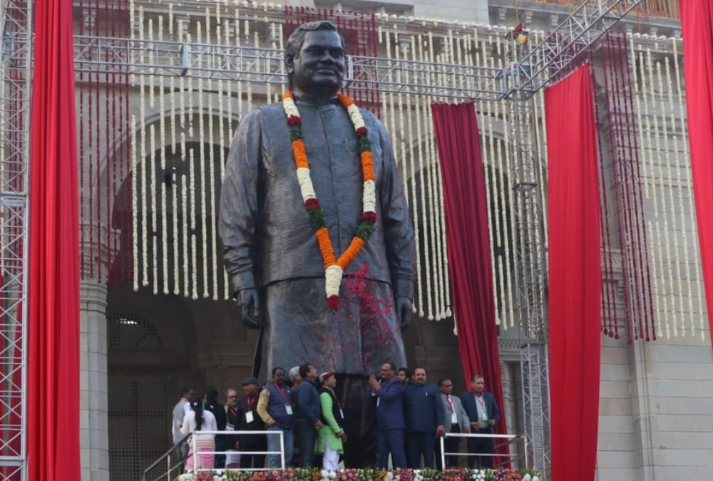 Visitors may pay visit statue of Atal Bihari Vajpayee.