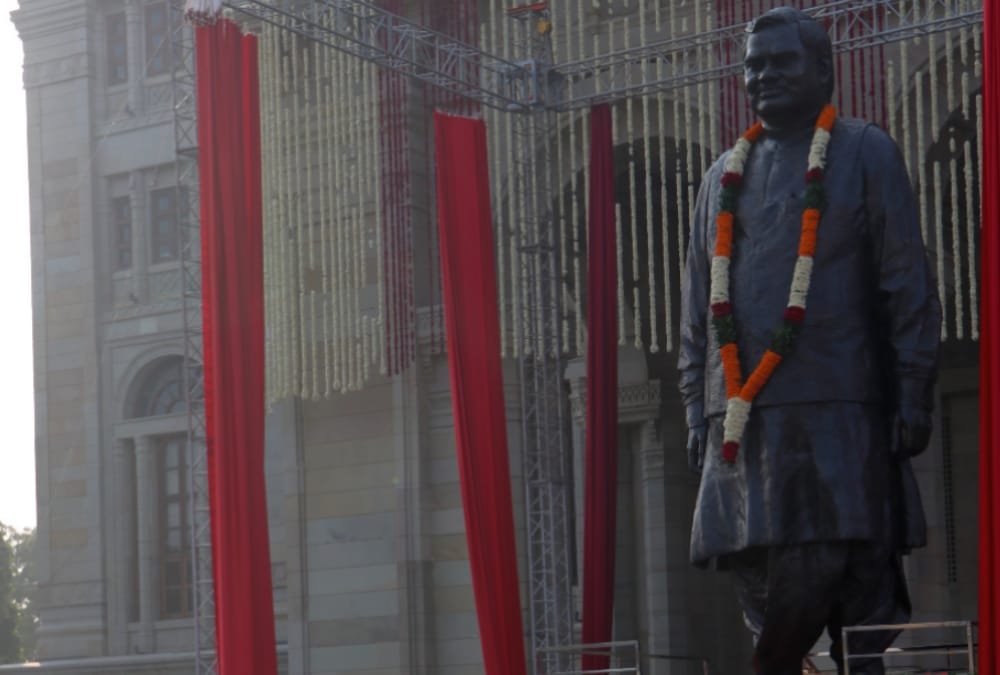 Visitors may pay visit statue of Atal Bihari Vajpayee.